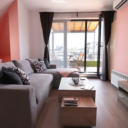 Apartment New Skyline 1bdrm Free Parking & Terrace Sofia